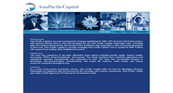 Desktop Screenshot of apcinvestors.com